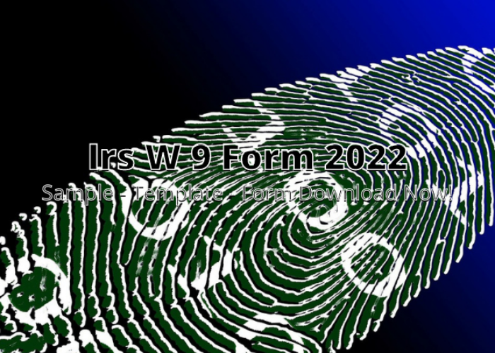 Irs W 9 Form 2022 img